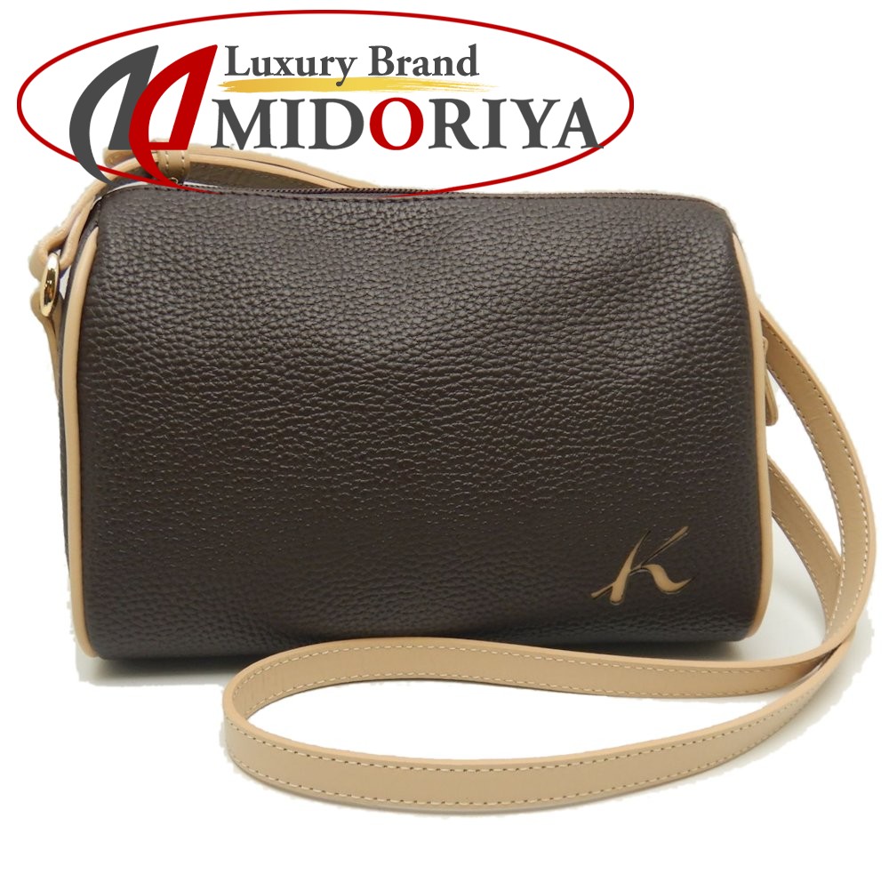 楽天市場】Kitamura キタムラ レザー ショルダーバッグ レザー チョコ