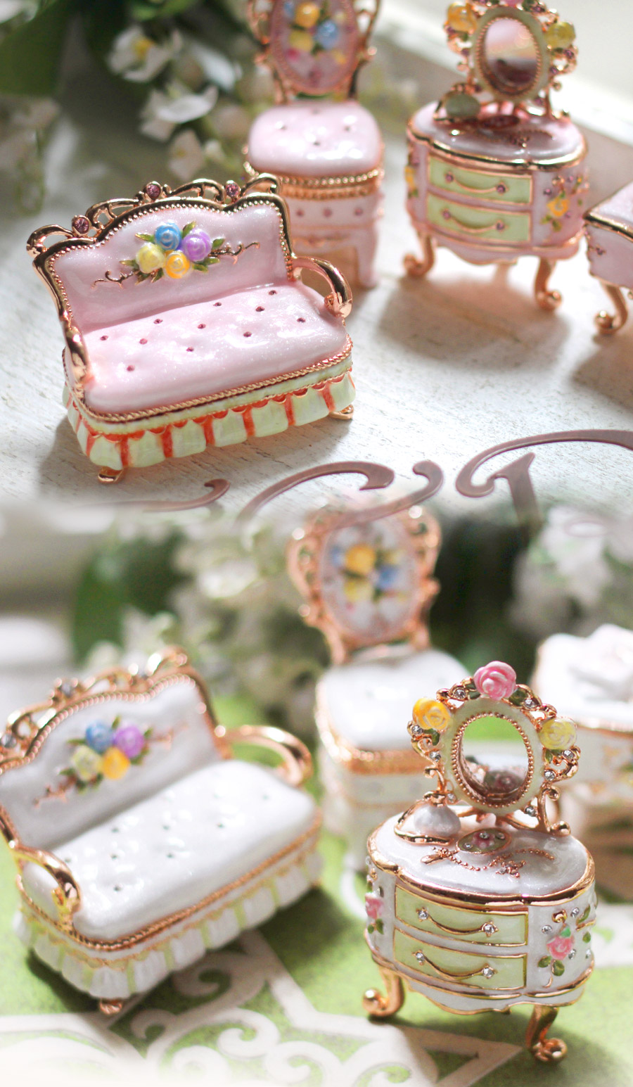 楽天市場】【正規品】 ミニチュア家具 ドールハウス ジュエリー