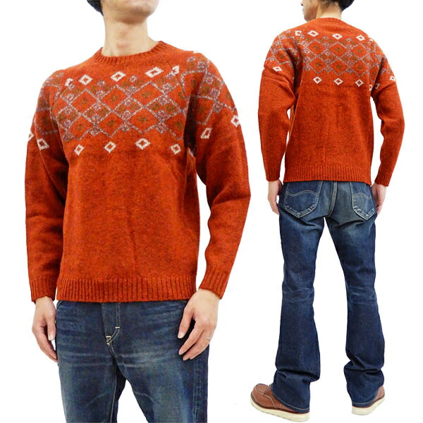 楽天市場】フェローズ セーター 19W-PSFS1 Pherrow's Pherrows メンズ