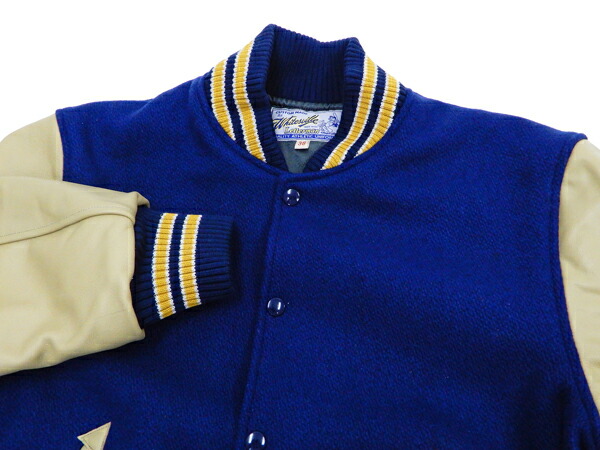 楽天市場】ホワイツビル スタジャン WV14904 メルトン x 本革