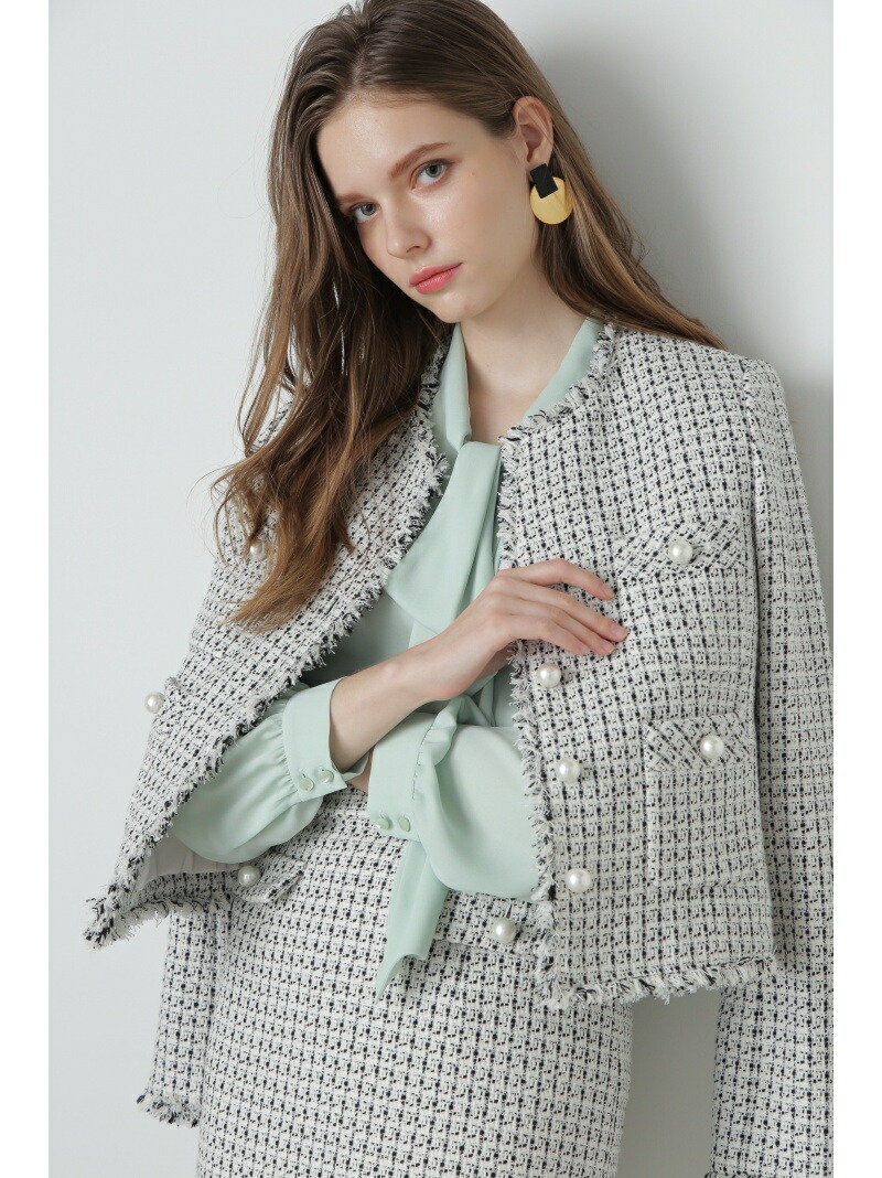 楽天市場】【SALE／50%OFF】◇ツイードセットアップジャケット