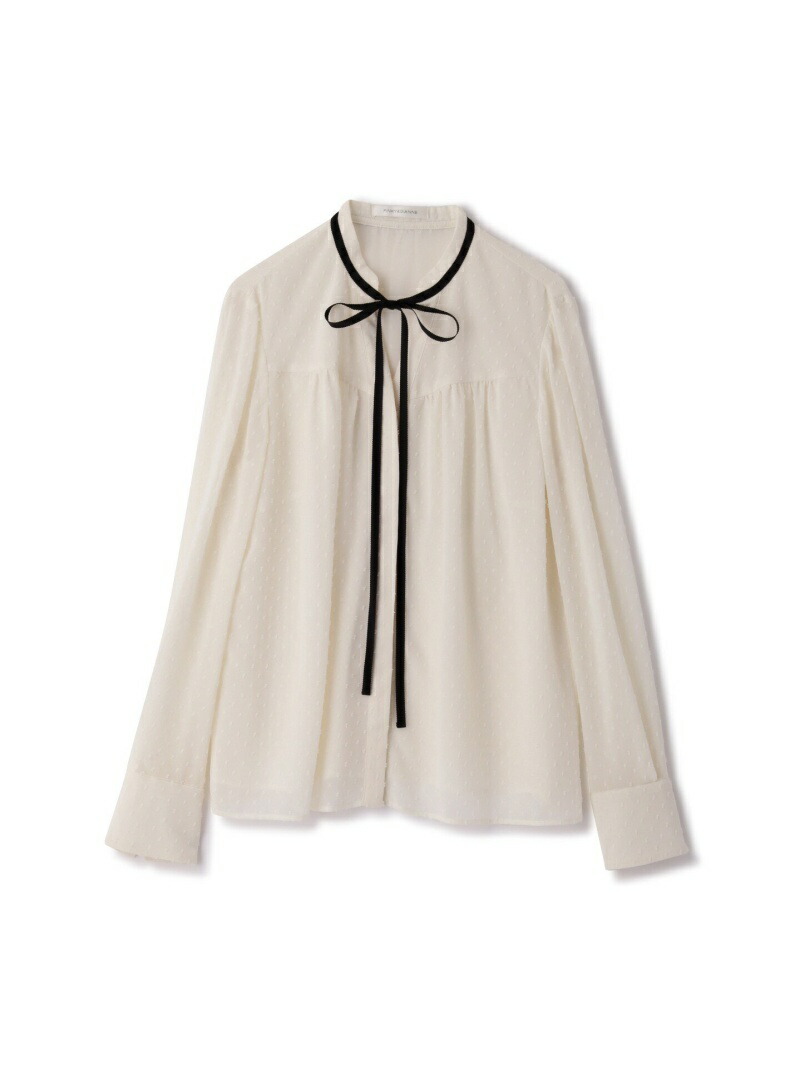 楽天市場】【SALE／50%OFF】◇カットジャカードリボンブラウス