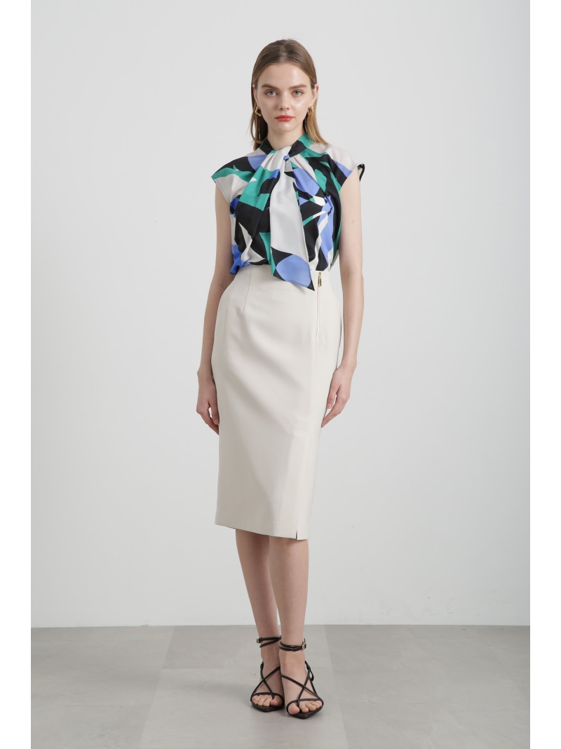 ROKSANDAロクサンダ リーフプリント ブラウス ROKSANDAロクサンダ