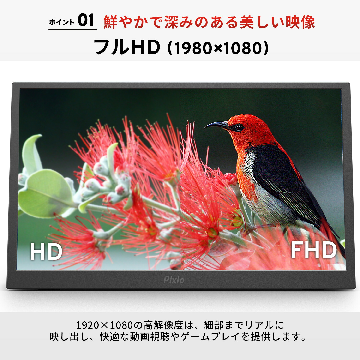 楽天市場】モバイルモニター 15.6インチ スタンド付 薄型 モニター