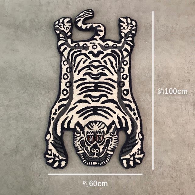 楽天市場】【ホワイト/S】 チベタンタイガーラグ Tibetan Tiger Rug