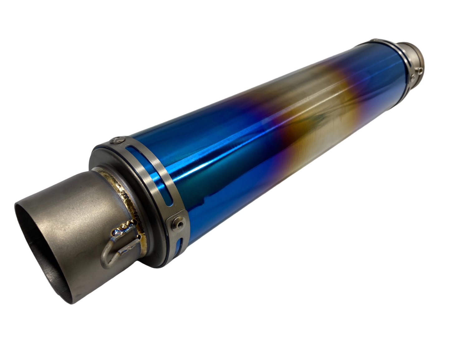 楽天市場】チタン サイレンサー ロング 60.5パイ 汎用 60パイマフラー