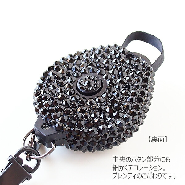 楽天市場】ネックストラップ リール スワロフスキーデコ 星 スター