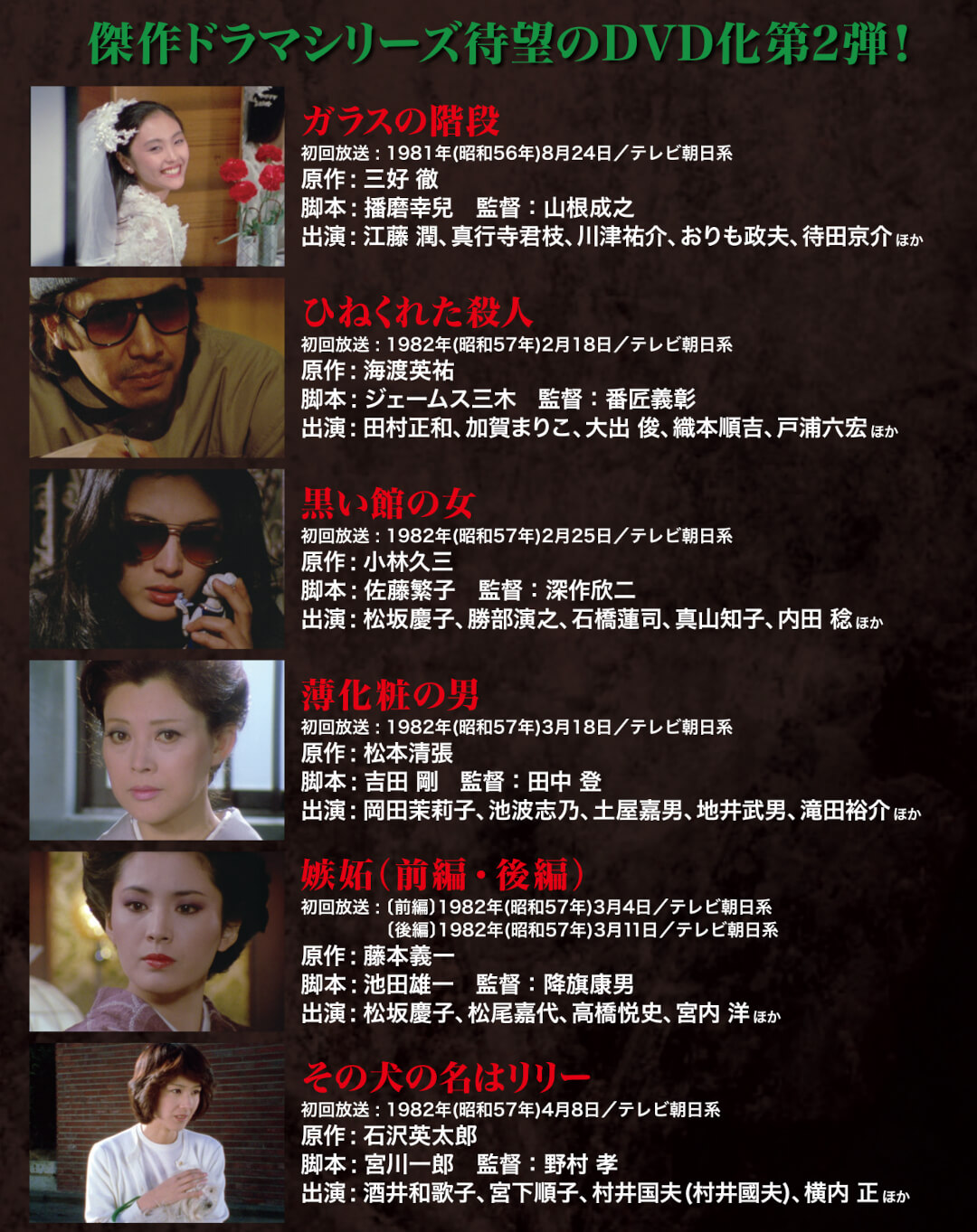 楽天市場】傑作推理劇場ベストセレクション Vol.2＜HDリマスター版