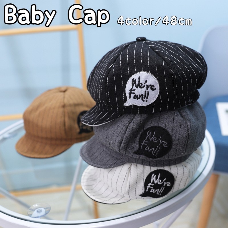 楽天市場】送料無料 キャスケット ベビー 48cm 帽子 赤ちゃん つば付き