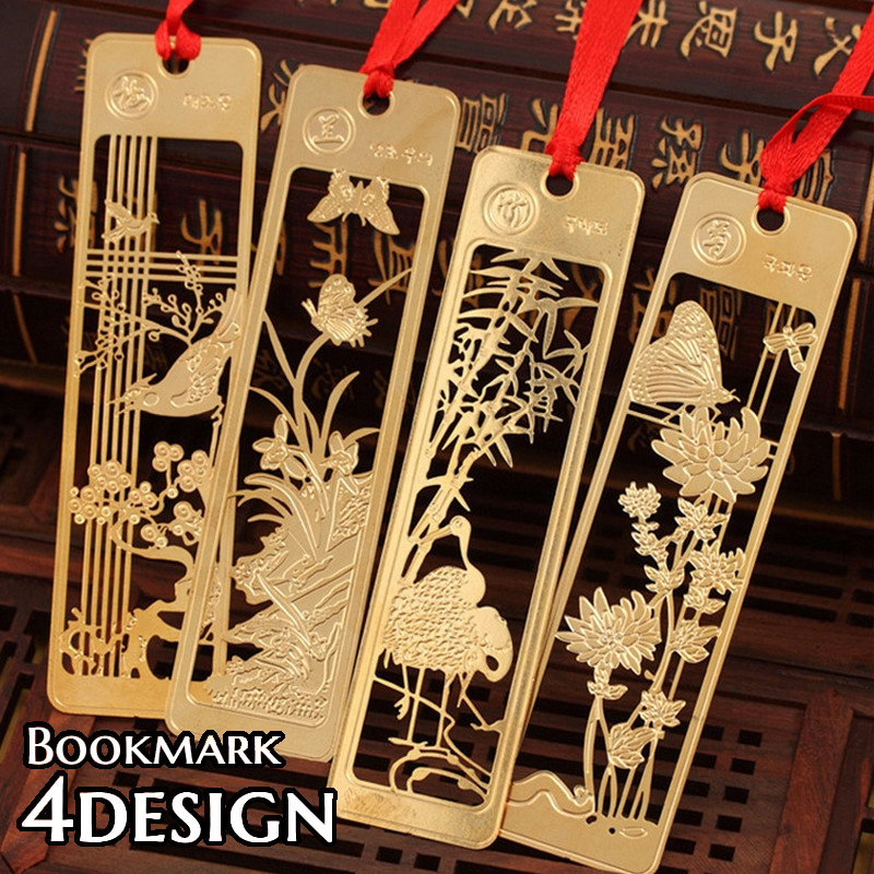 楽天市場】送料無料 しおり ブックマーク ブックマーカー 栞 金属製