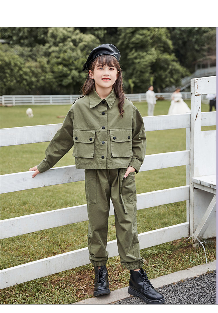 楽天市場】二点セット カーキ 上下セット ジャケット 長袖 おしゃれ