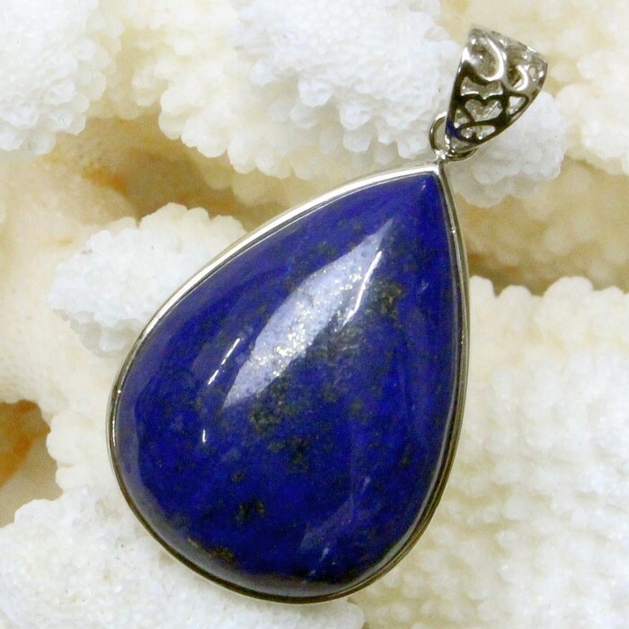 楽天市場】【天然石 ペンダントトップ 大粒】ラピスラズリ ペンダント