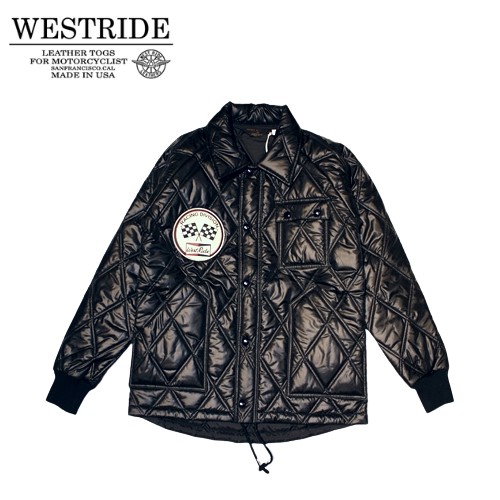 楽天市場】WESTRIDE ウエストライド W QUILT JACKET BLACK ダブル