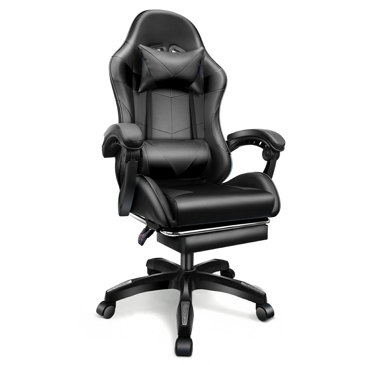 楽天市場】ゲーミングチェア ファブリック オットマン付 オフィス