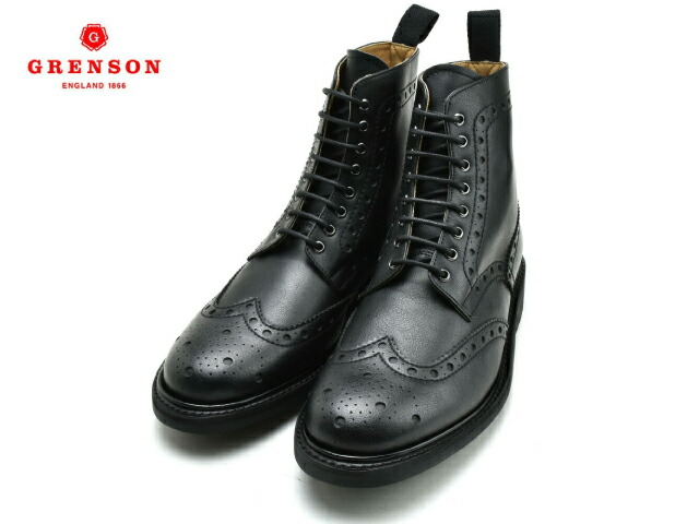 楽天市場】グレンソン フレッド V カントリーブーツ メンズ ブローグ