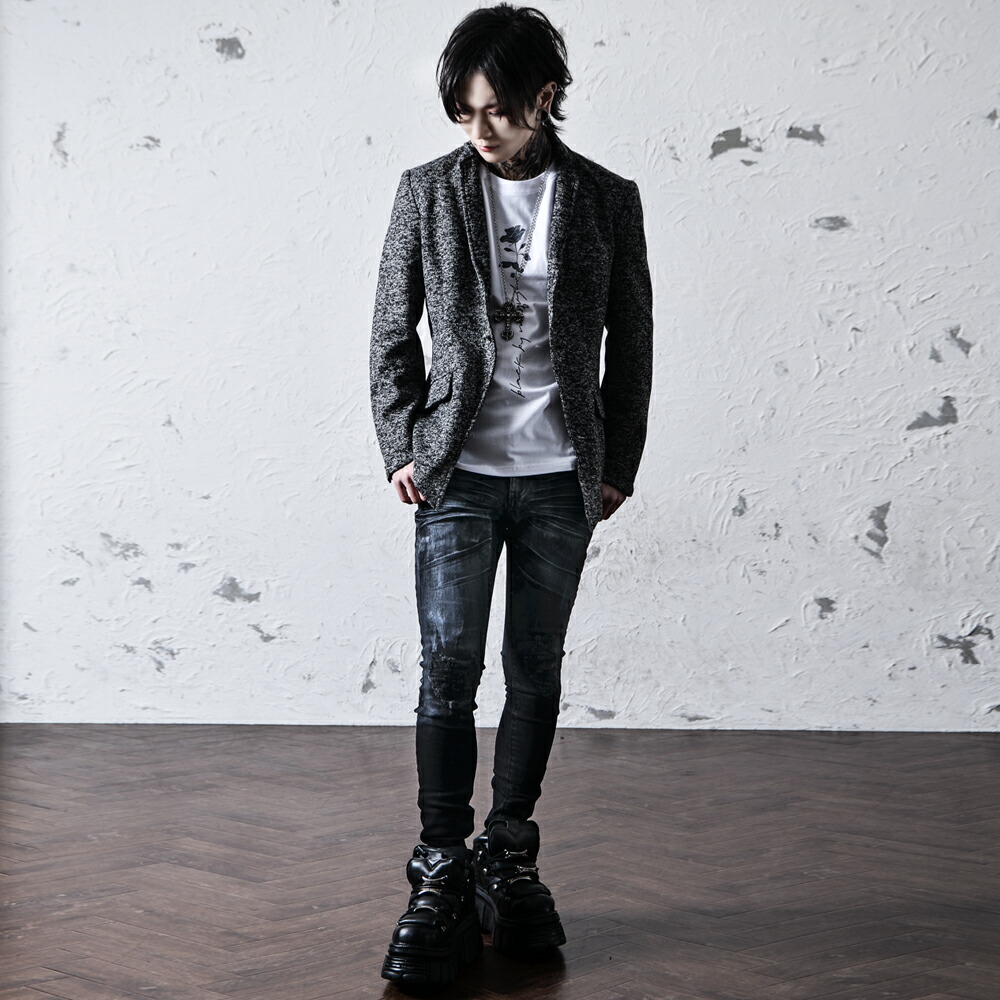 楽天市場】V系 スキニー パンツ ヴィジュアル系 ファッション メンズ