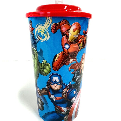 楽天市場】アベンジャーズ ストロー付き タンブラー 16970 コップ