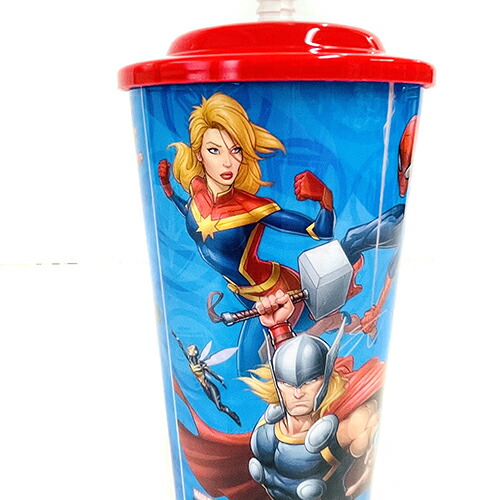 楽天市場】アベンジャーズ ストロー付き タンブラー 16970 コップ