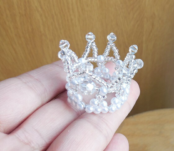 楽天市場】4色・ミニチュアクラウンの手作りビーズキット miniture