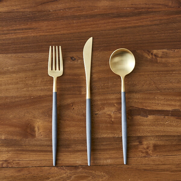 楽天市場】□クチポール ゴア・グレー ゴールド デザートセット 3PCS