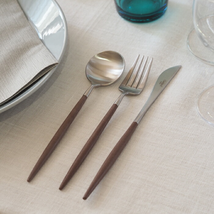 楽天市場】□クチポール ゴア・ブラウン シルバー デザートセット 3PCS