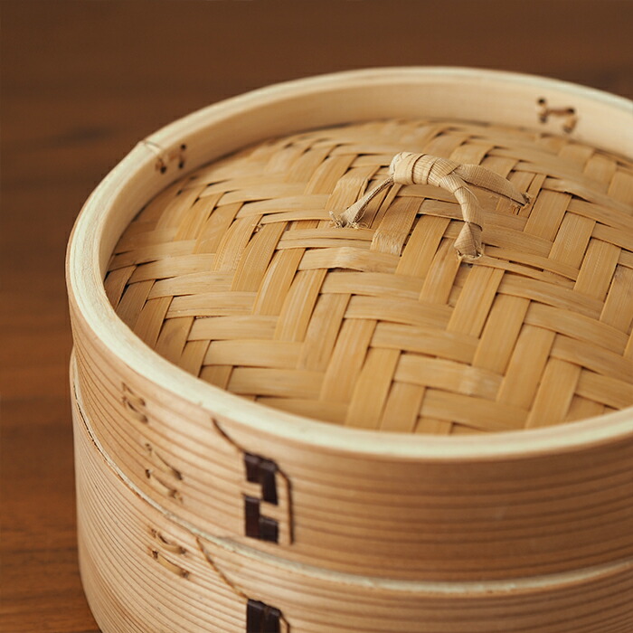 楽天市場】かごや 杉 中華せいろ 18cm 2段 ステンレス鍋付セット