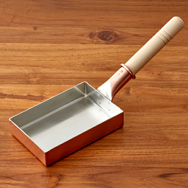 楽天市場】中村銅器製作所 銅玉子焼鍋 10×15cm 1.5mm板 / 純銅製 日本