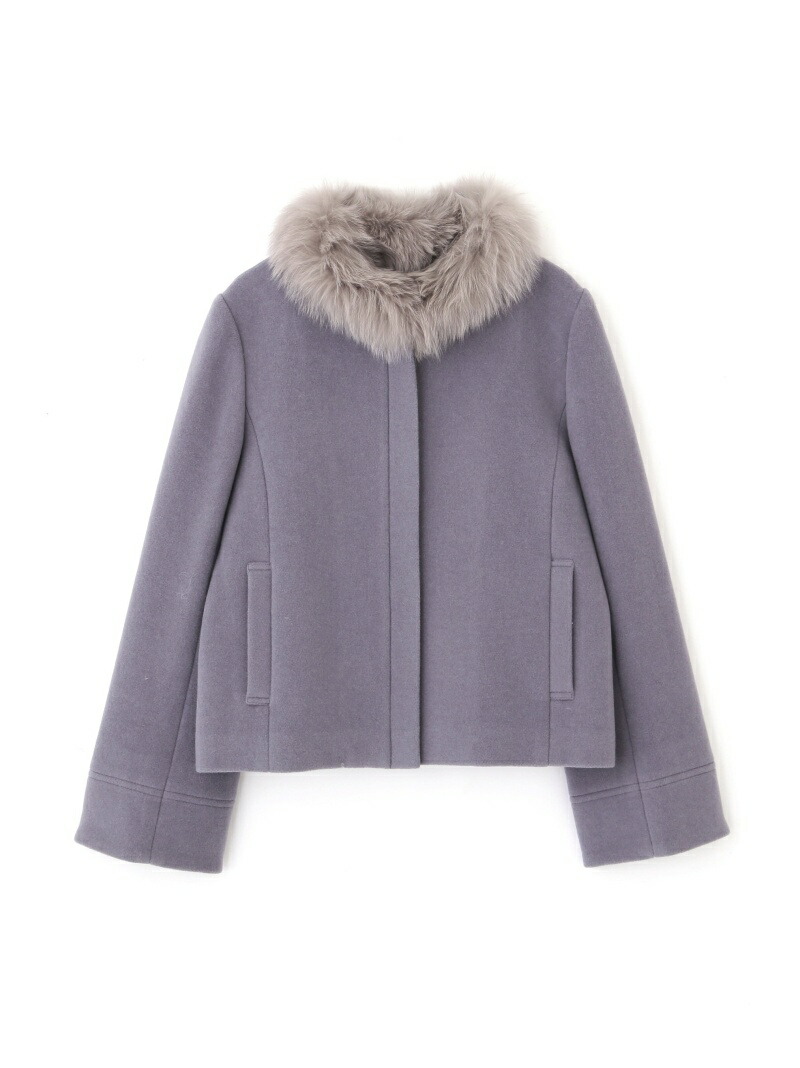 楽天市場】【SALE／30%OFF】2Wayファー襟付きショートコート