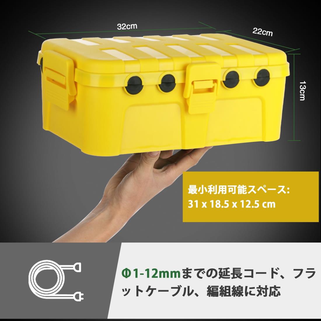 楽天市場】RESTMO コンセントボックス 屋外 電源 防水 ボックス IP54