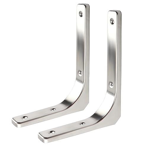 楽天市場】Homeme 棚受け 金具 L字型 ブラケット ステンレス製 耐荷重