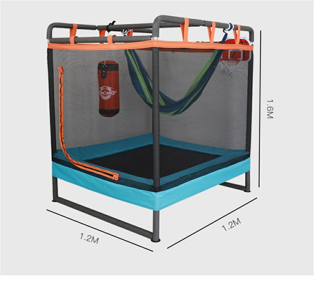 楽天市場】トランポリン ジャンピングベッド 静音 セーフティーネット
