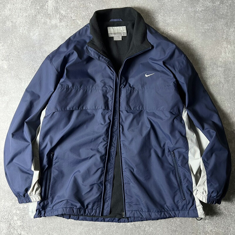 楽天市場】00s NIKE フリース ライナー フルジップ ナイロン