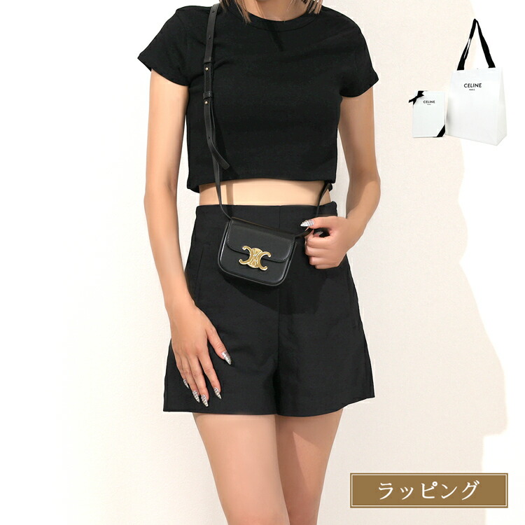 楽天市場】CELINE セリーヌ バッグ トリオンフ ミニ クロード