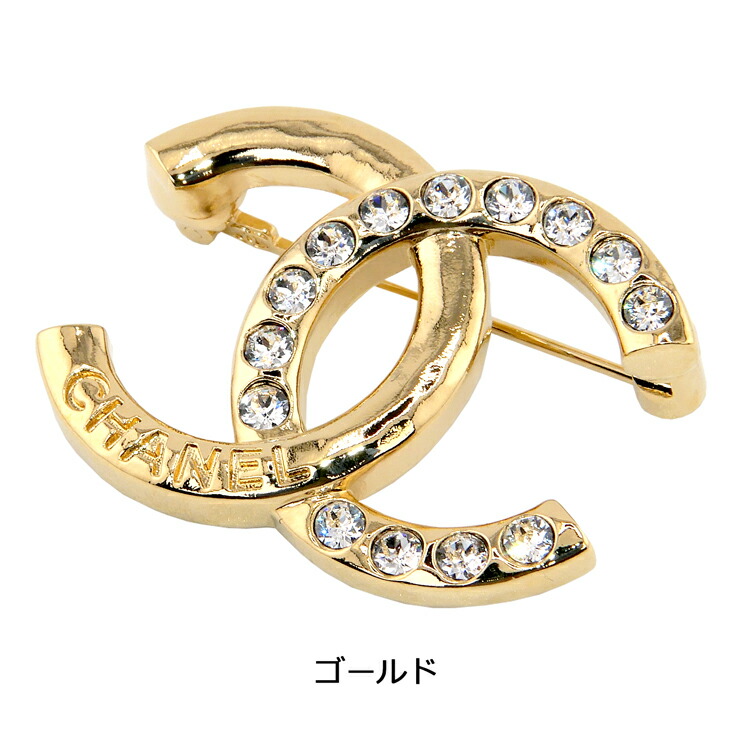 楽天市場】【ラッピング済】シャネル ブローチ ココマーク CCマーク