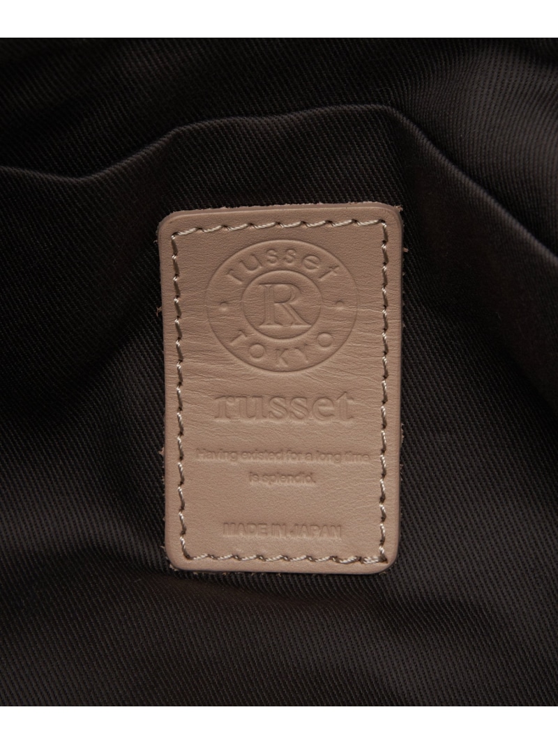 楽天市場】ソフトレザーラウンドショルダーバッグ[silver] russet