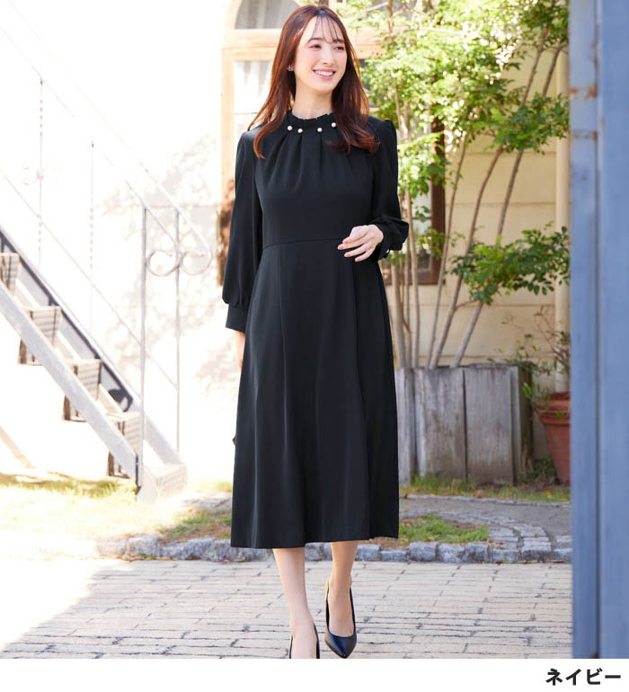 楽天市場】【15％OFFクーポン対象 4日 9:59迄】ネックパール調タック