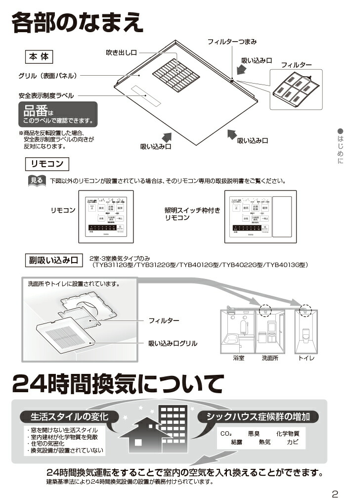 楽天市場】(LINEクーポン有)TOTO TYB3111GAS 天井埋め込み 浴室換気