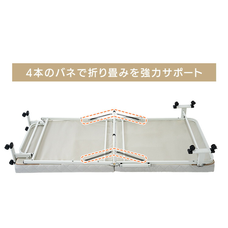 楽天市場】【10％OFFクーポン☆25日限定】折りたたみベッド セミ