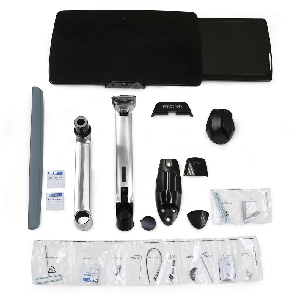 楽天市場】エルゴトロン LXウォールマウントキーボードアーム トレイ付