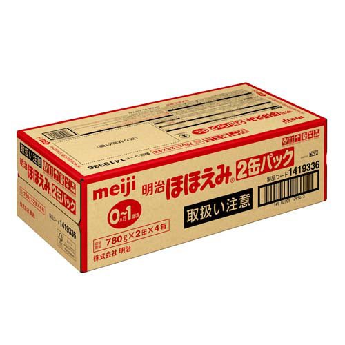 楽天市場】明治ほほえみ(780g×2缶×4箱)【明治ほほえみ】 : 楽天24