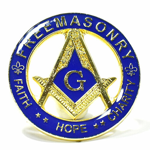 楽天市場】フリーメイソン コンパス シンボル ピンバッジ ピンズ