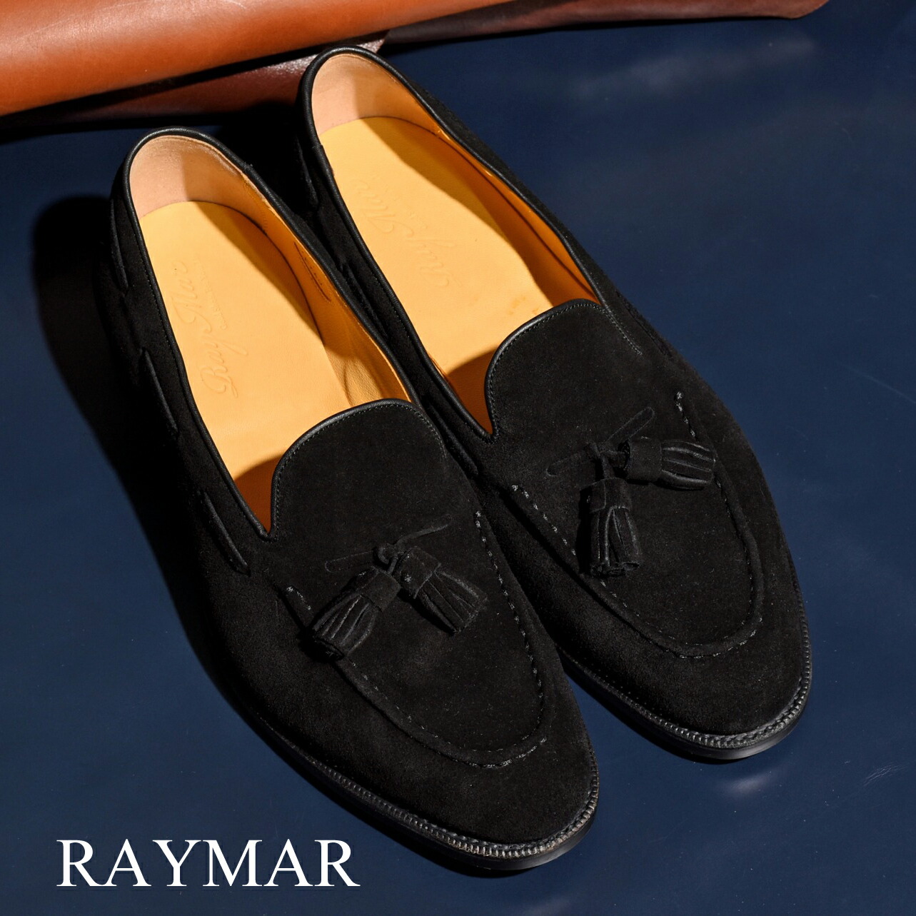 楽天市場】【今月のおススメ】スエード タッセル ローファー ブラック