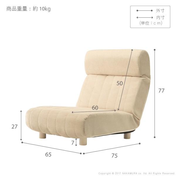楽天市場】日本製 低反発 ハイバック 1人掛け ローソファ ファビオ
