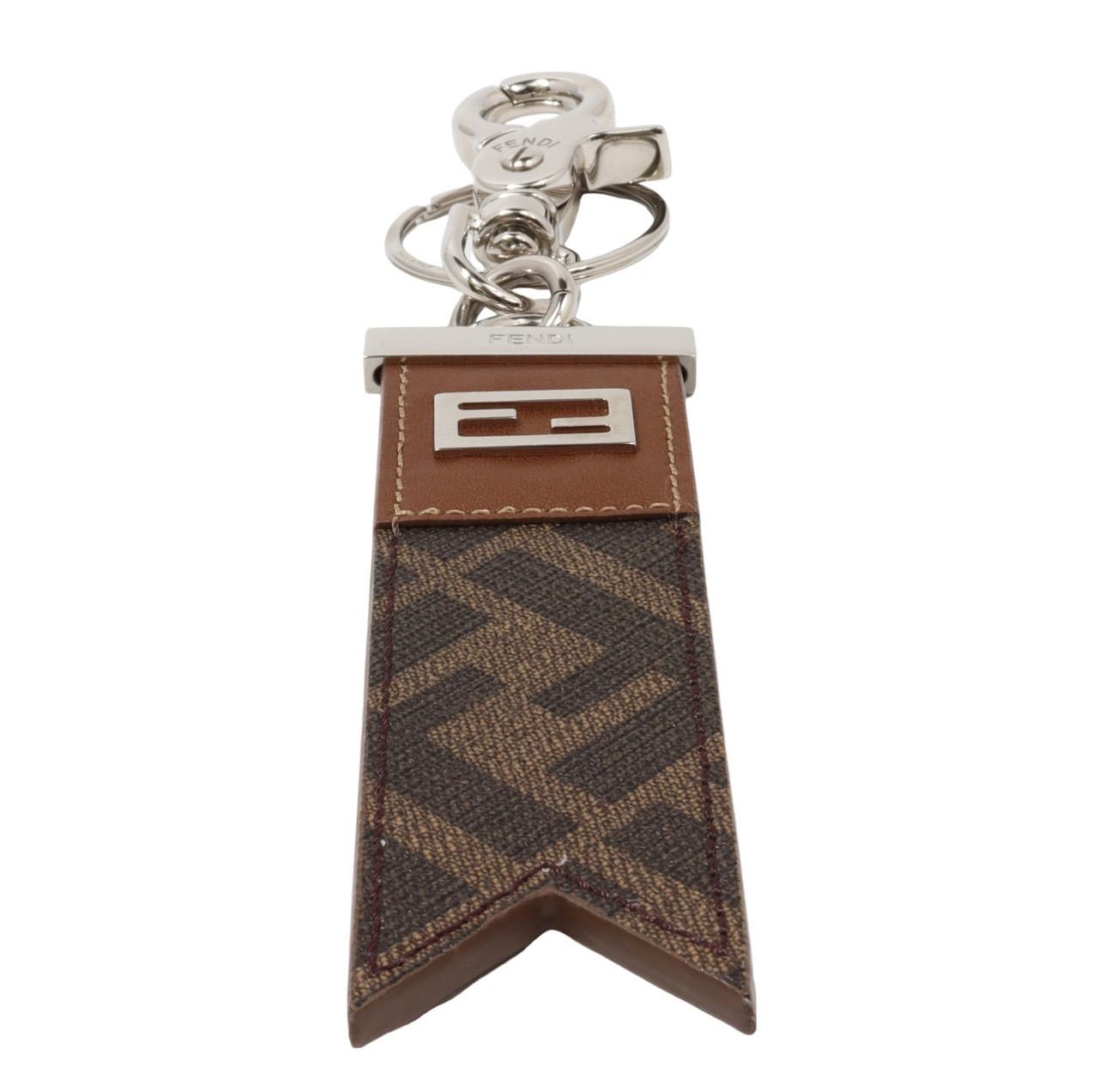 楽天市場】FENDI フェンディ ズッカ レザー FFモチーフ キーリング