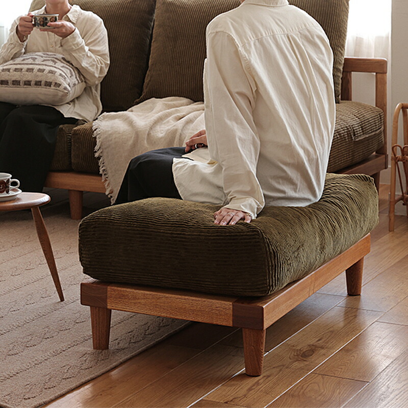 楽天市場】【ナチュラルフレーム】 オットマン AGRA アグラ ソファ 1人