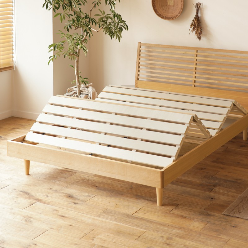 楽天市場】ベッド NOANA／NA スタンダード ダブルサイズ フレームのみ