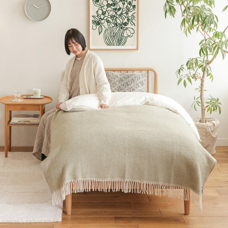 楽天市場】ウールブランケット Silkeborg ダナーヤ グース アイズ