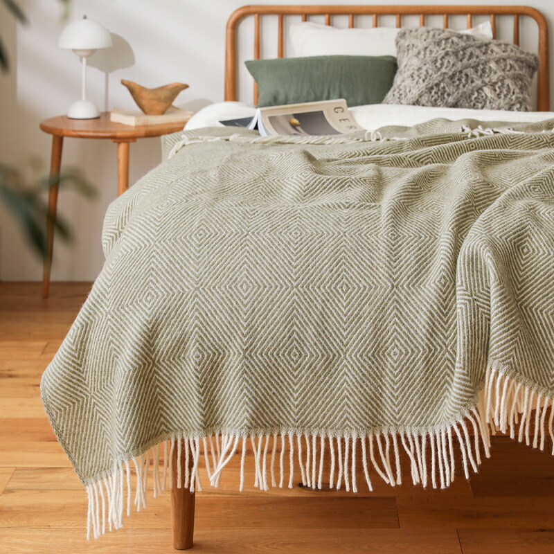 楽天市場】ウールブランケット Silkeborg ダナーヤ グース アイズ