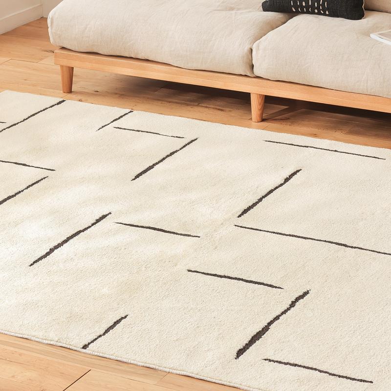 楽天市場】洗える 抗菌ラグマット Clumore 130×190 長方形 スクエア