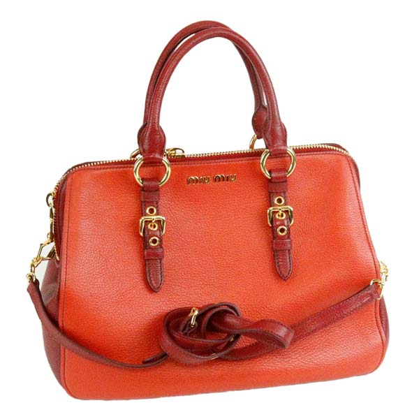楽天市場】【中古】MIU MIU ミュウミュウ 2Way ボストンバッグ